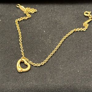 Tiffany & Co. Elsa Peretti open heart bracelet in rose gold